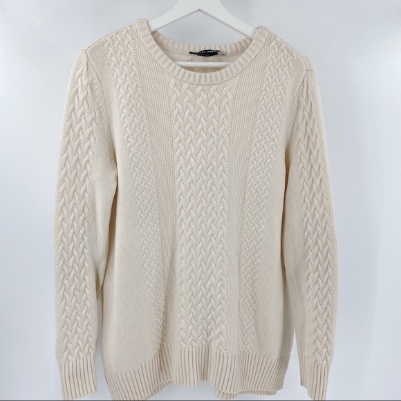Noel Asmar merino cashmere blend cream sweater - Picture 1 of 8